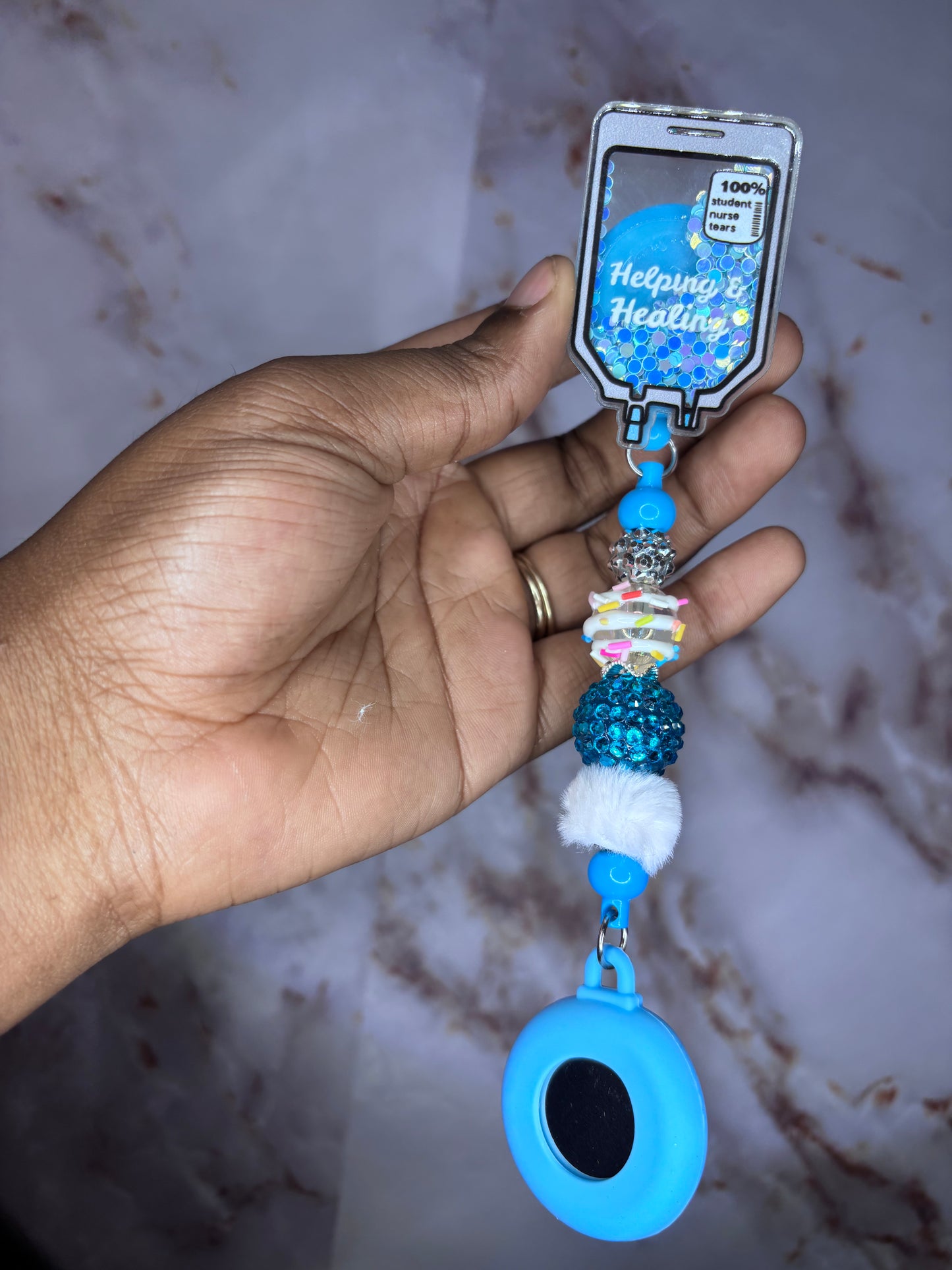 Nursing tears clock badge