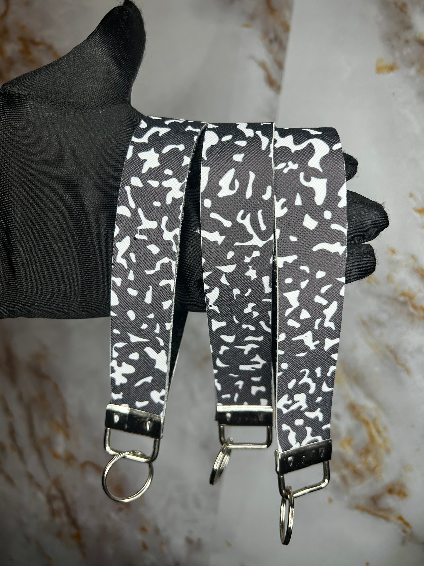 Reverse cow wristlet