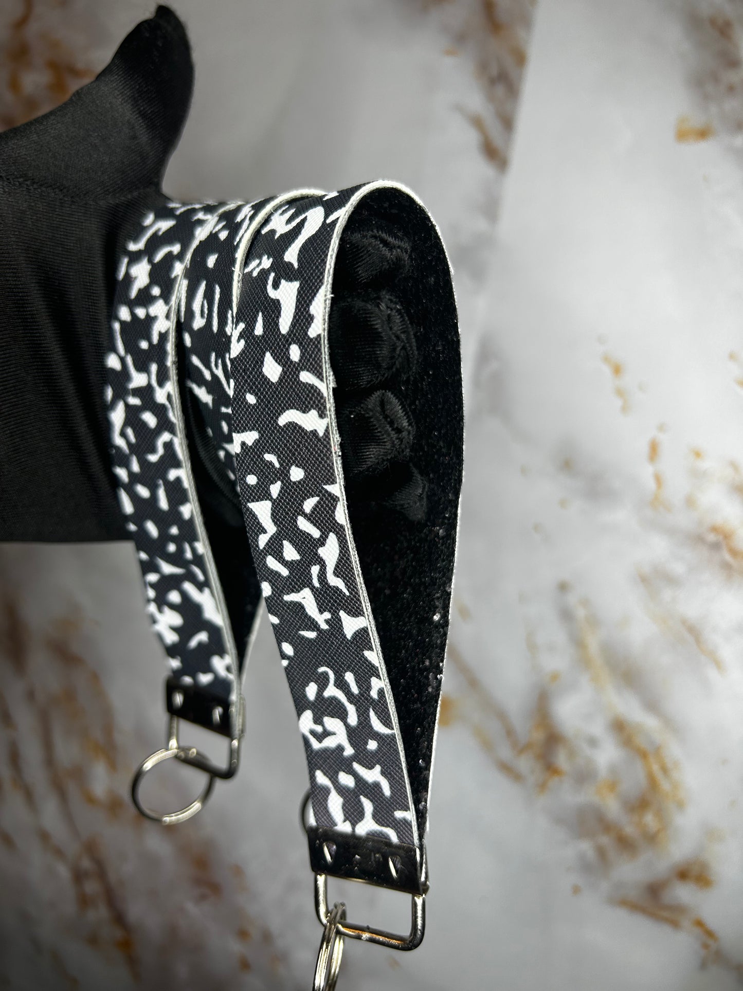 Reverse cow wristlet
