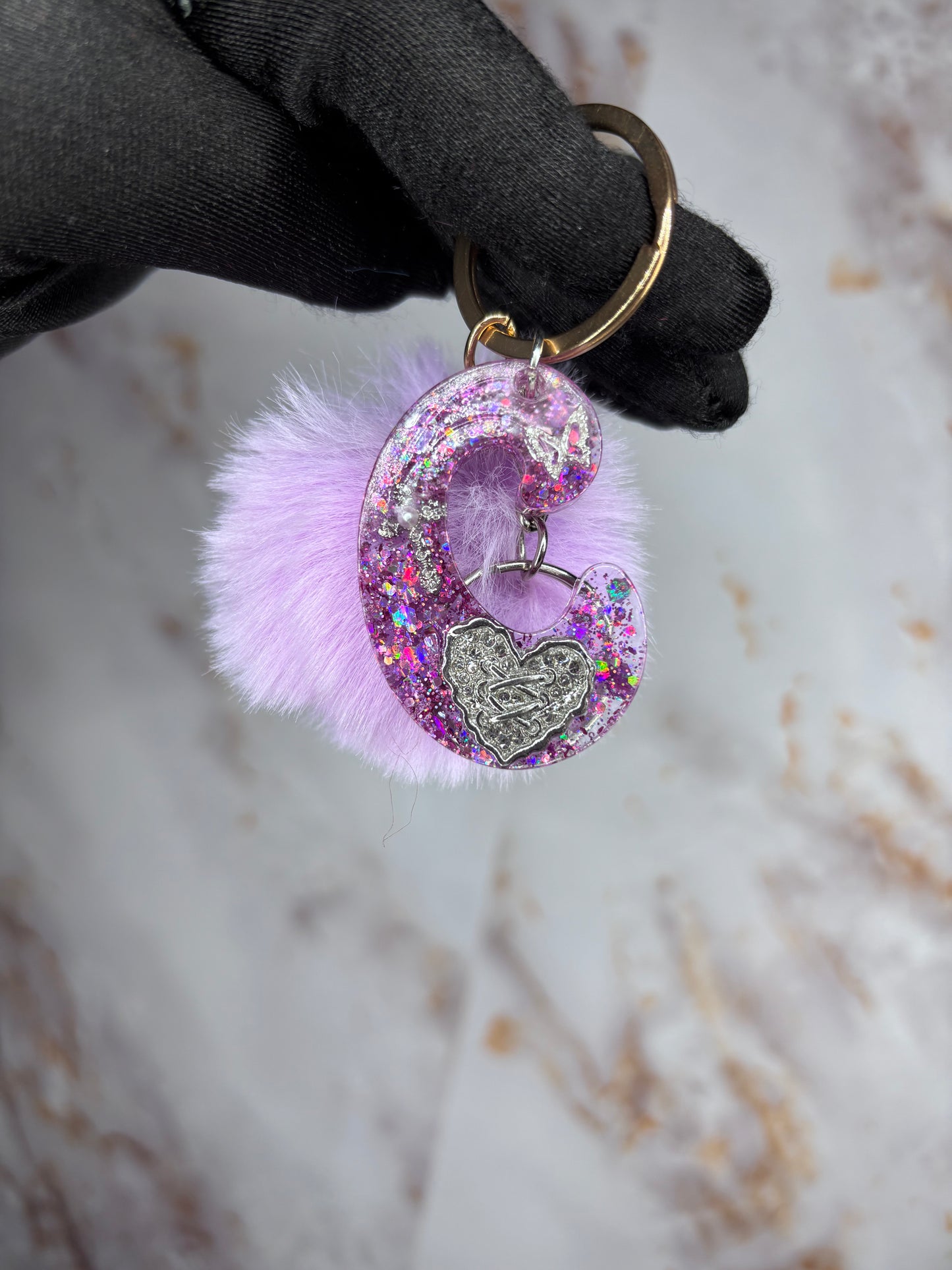 Custom Junk letter keychain
