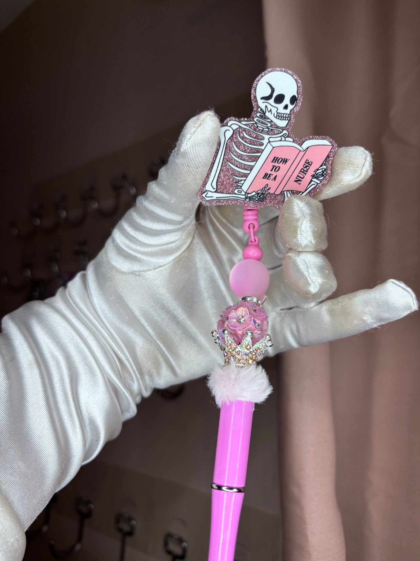 Nurse book pen badge