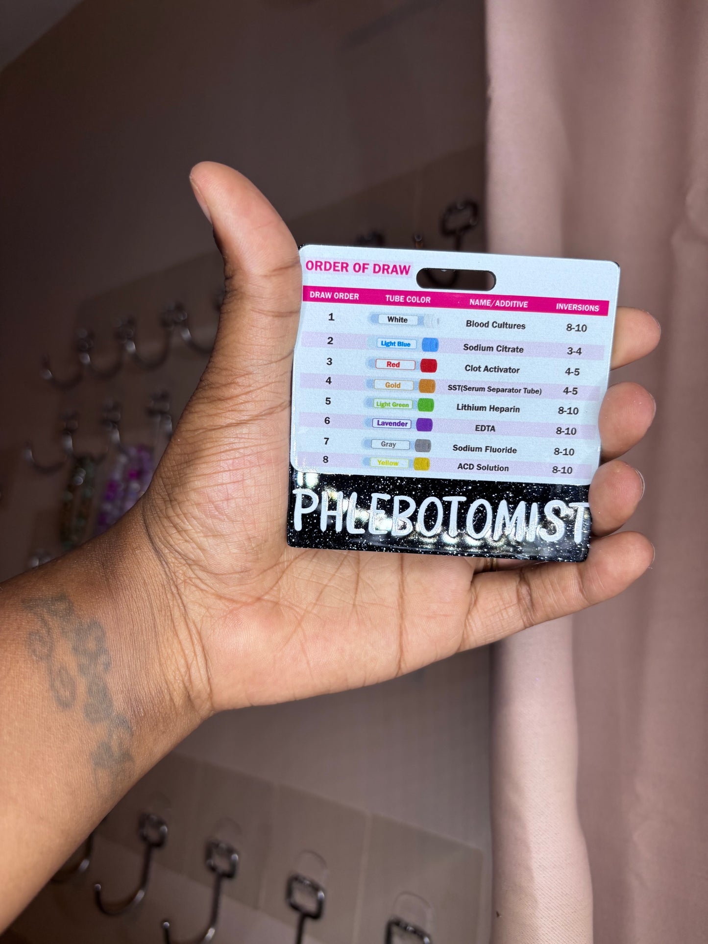 Phlebotomist badge