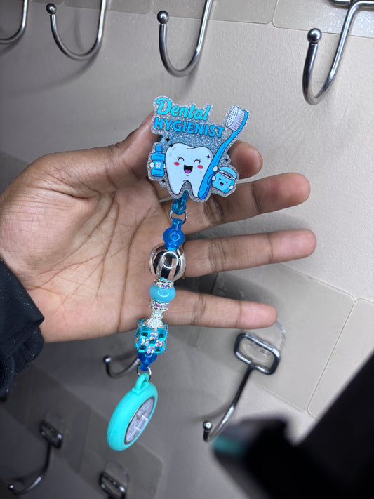 Dental clock badge