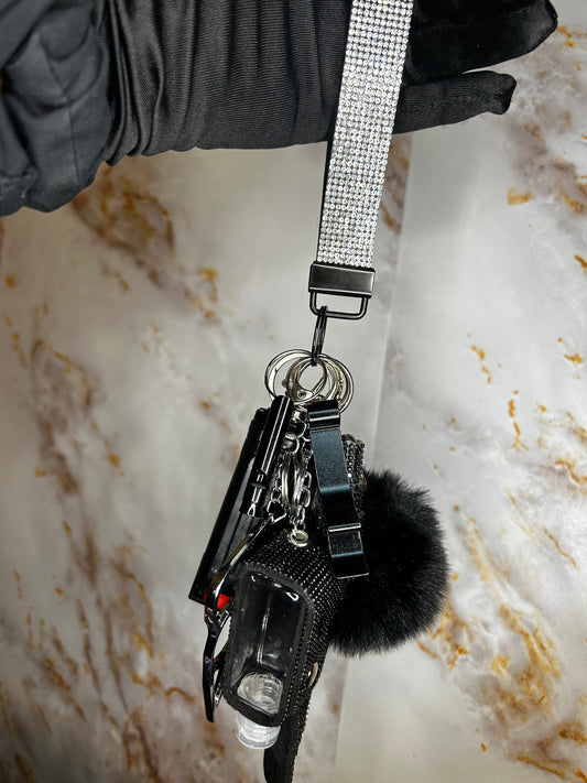 Bling baby keychain