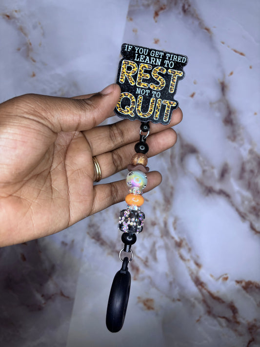 Rest clock badge