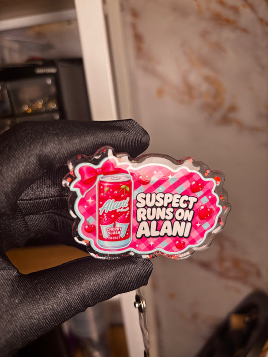 Energy drink badge reel