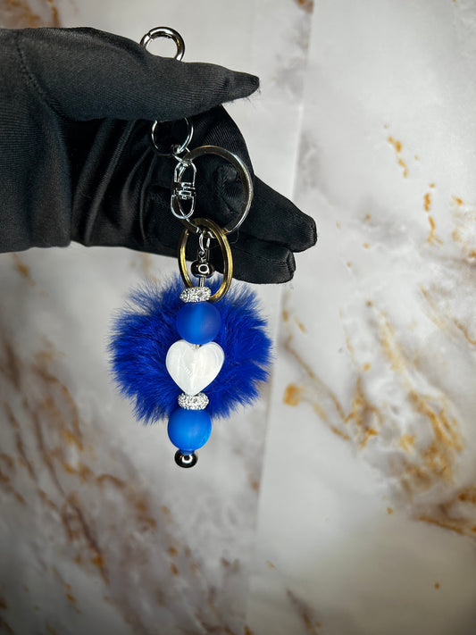 Blue Love Keychain