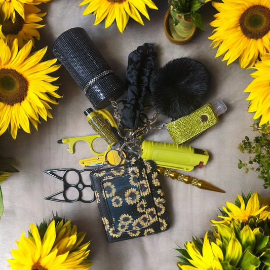 Sunflower Keychain