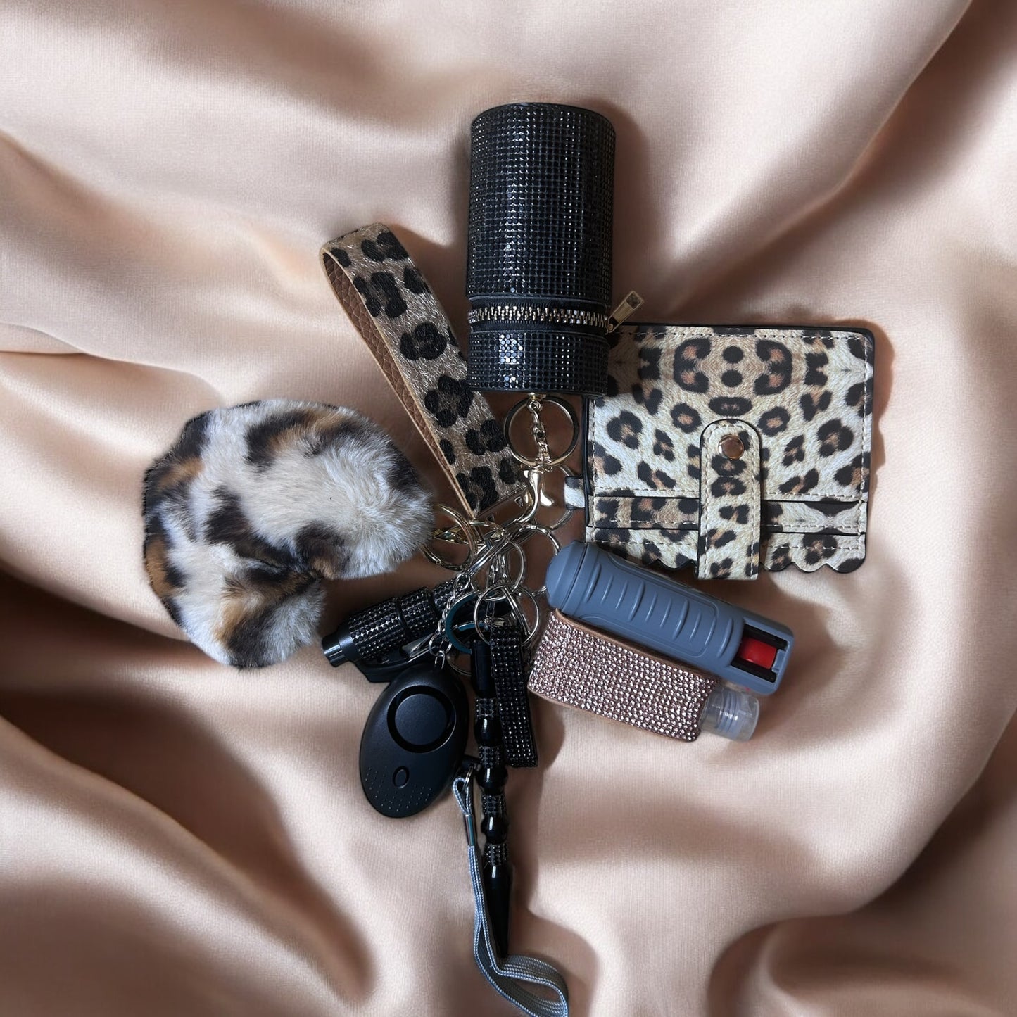 Cheetah Print Keychain