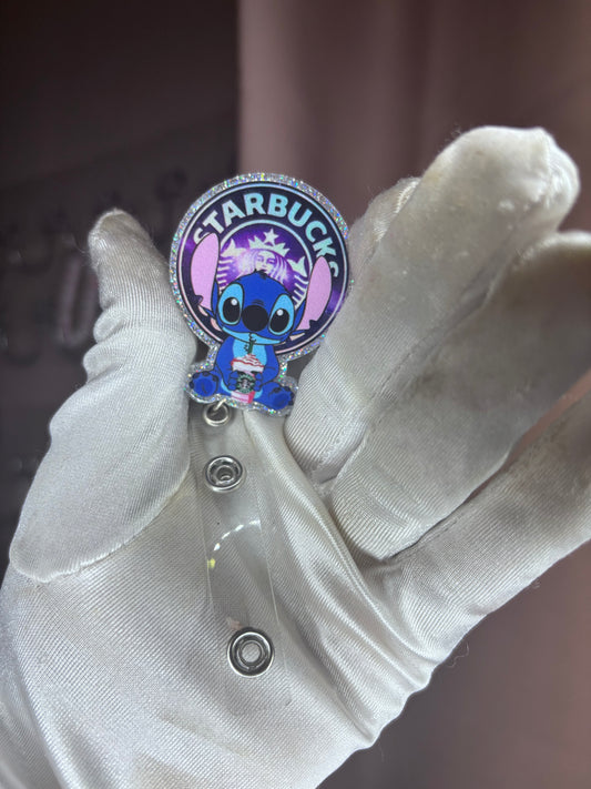 Stitch coffee badge