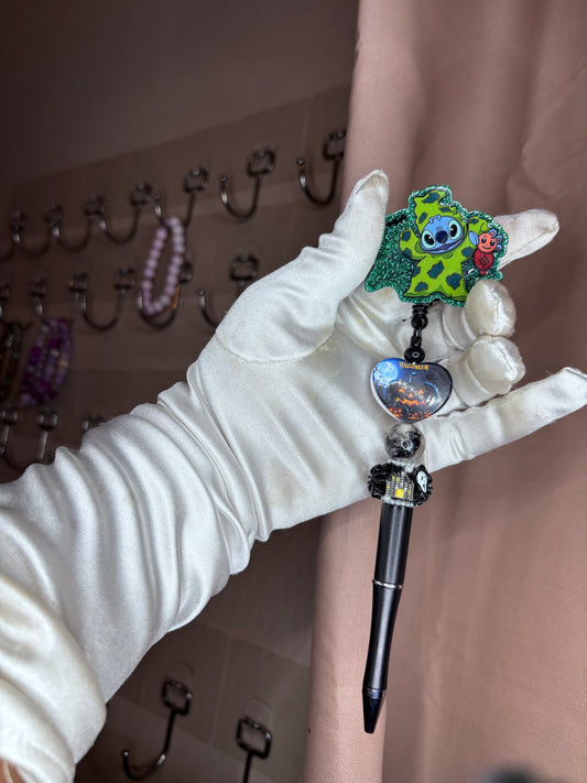 Stitch Halloween badge