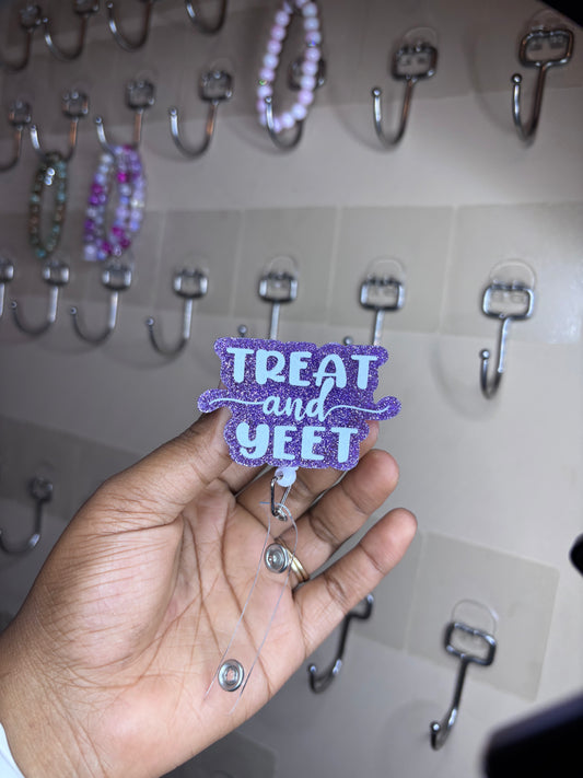 Treat and yeet badge