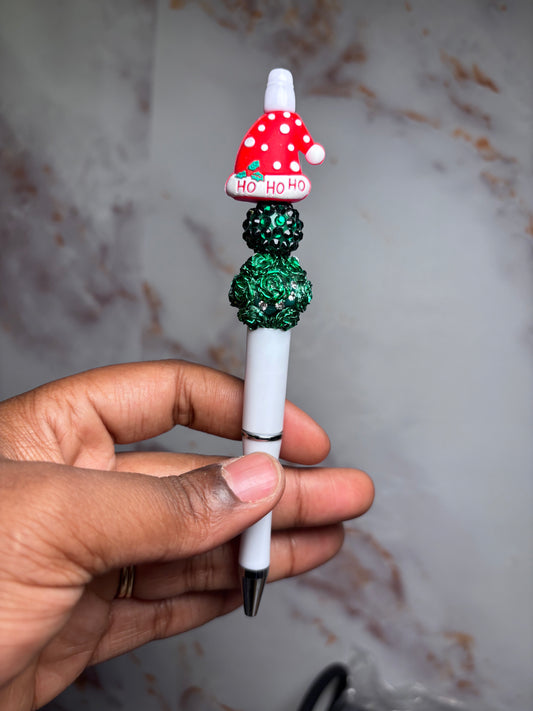 Santa hat pen