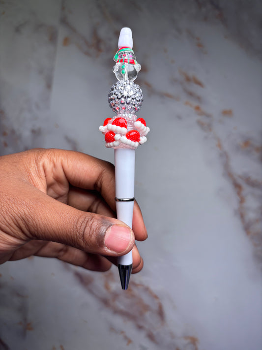 Rhinestone Christmas pen