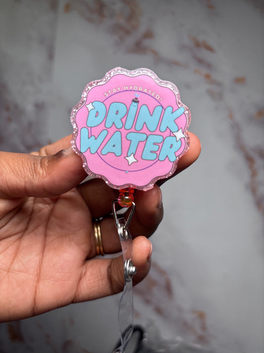 Drink water badge