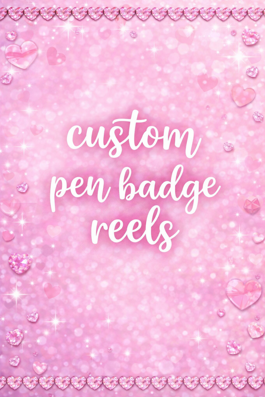 Custom pen badge reels